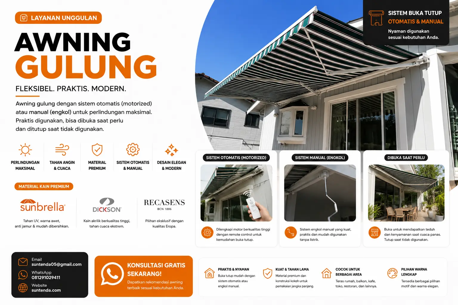 Awning Gulung