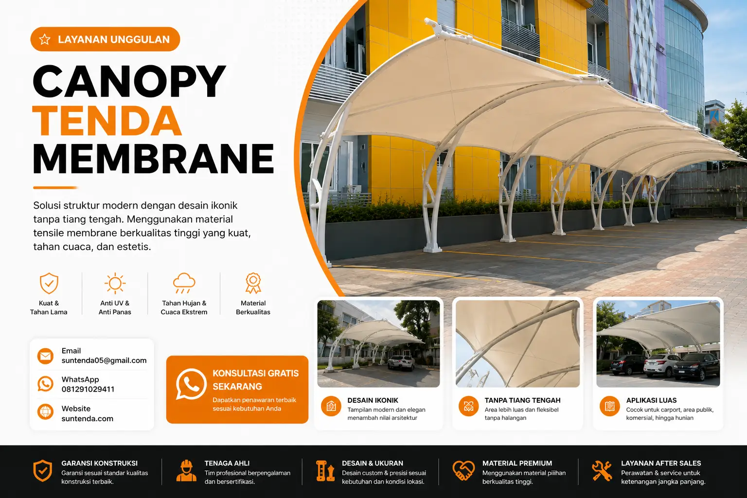 Canopy Tenda Membrane