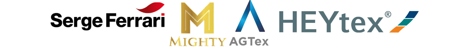 Brand Tenda Membrane Serge Ferrari, Mighty, Agtex, Heytex